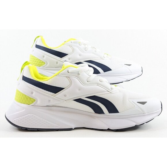 Reebok Hexalite Legacy – Men’s 11.5 White Black Solar Yellow Unisex Shoes- NEW main image 4